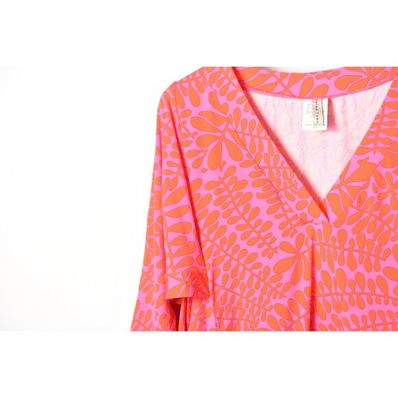 Trina Turk Playa De Flor Swim Tunic Cover Up in Multi Size S - Picture 3 of 16